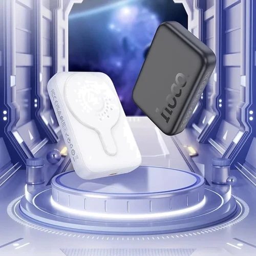 Зовнішній акумулятор Hoco Power Bank 5000mAh J117 Esteem Magnetic PD 20W Black: Ємність батареї, мАг 5000