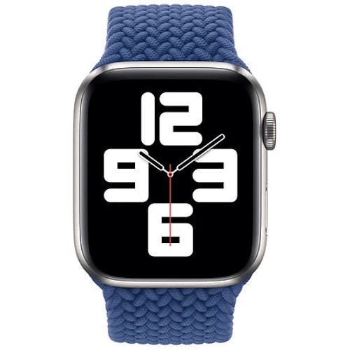 Аксессуар для Watch Apple Braided Solo Loop Atlantic Blue Size 11 (MY8J2) for Apple Watch 42/44mm: Совместимость Apple Watch 45mm, Apple Watch 42mm, Apple Watch 44mm