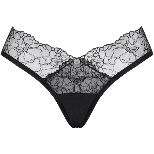 Трусики Obsessive Bella Rou black XL/2XL
