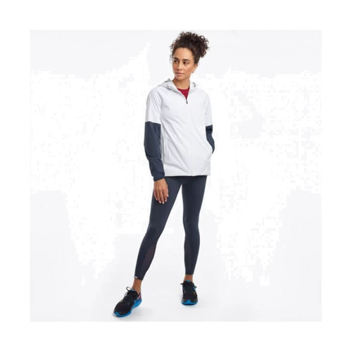 Ветровка Saucony Drizzle 2.0 Jacket 800349-WH 42 (S) белая с капюшоном: Страна производитель Китай