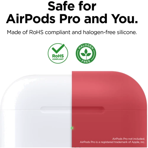 Чехол для наушников Elago Original Case Red (EAPPOR-BA-RD) for Airpods Pro фото 1