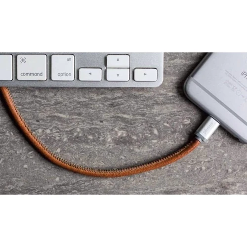 Кабель PlusUs USB Cable to Lightning LifeStar 25cm Vintage Tan (LST2001025) фото 3