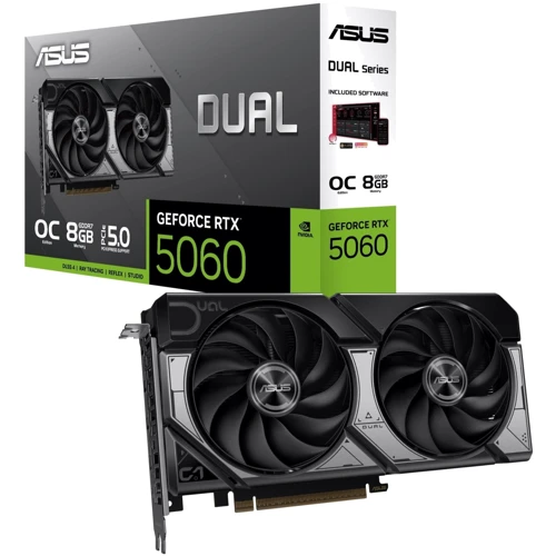 Видеокарта ASUS GeForce RTX5060 8Gb DUAL OC (DUAL-RTX5060-O8G) UA