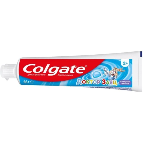 Colgate Зубная паста Доктор Заяц детская от 2 лет со вкусом жевательной резинки 50 мл: Возраст От 2 лет