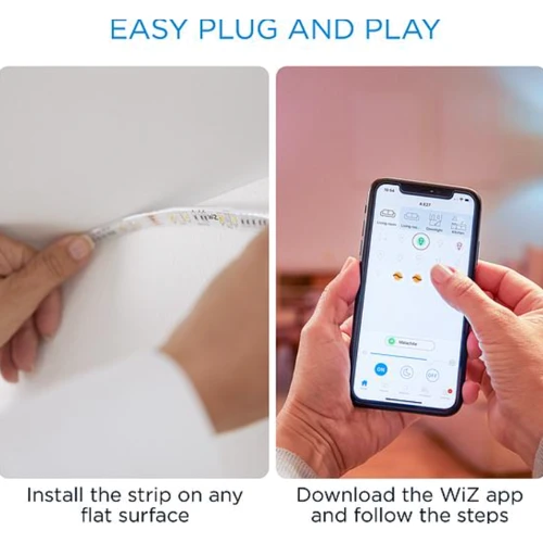 Світлодіодна стрічка WiZ LED Strip Colors Tunable Whites Extension Wi-Fi 2m (9290025248)