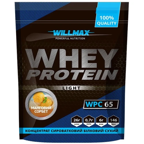 Протеин Willmax Whey Protein 65 1000 g / 25 servings / Mango sorbet