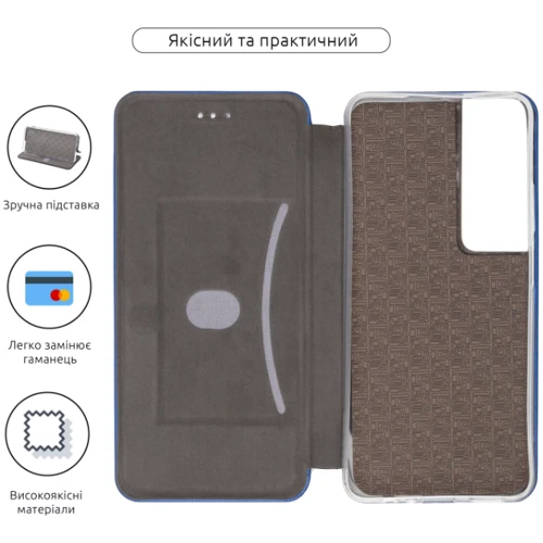 Чохол для телефона ArmorStandart G-Case Blue для Realme C65 4G (ARM77875): Тип чехол-книжка