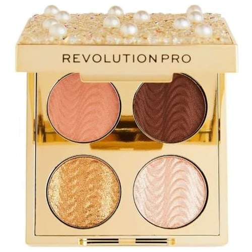 Makeup Revolution Pro Ultimate Eye Look Palette Diamonds and Pearls Тени для век Палетка 4 цвета 3.2 g