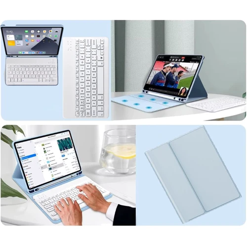 Аксессуар для iPad BeCover Case Smart Keyboard Light Blue for iPad Mini 6 2021 (712989) фото 10