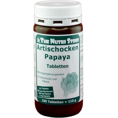 Greendar Artichoke And Papaya Extract, 200 mg / 200 mg, 160 Tablets (ФР-00000002)