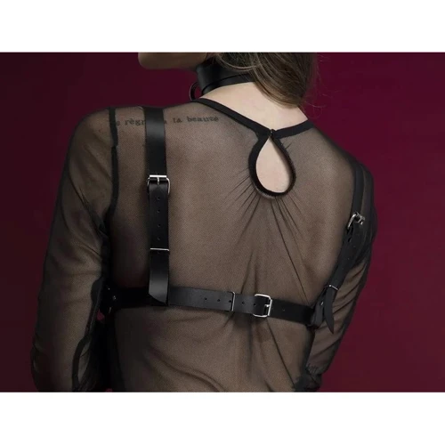 Лиф Feral Feelings - Harness Bra, черный