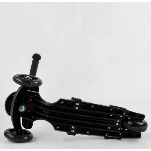 Детский самокат 5 в 1 Best Scooter S 5099 Черный с розовым: Тип тормоза ножной