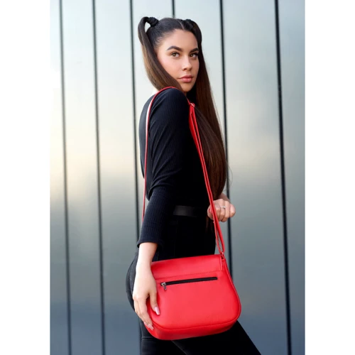 Женская сумка почтальонка Sambag Rose BZN красная (94000017): Страна производитель Украина