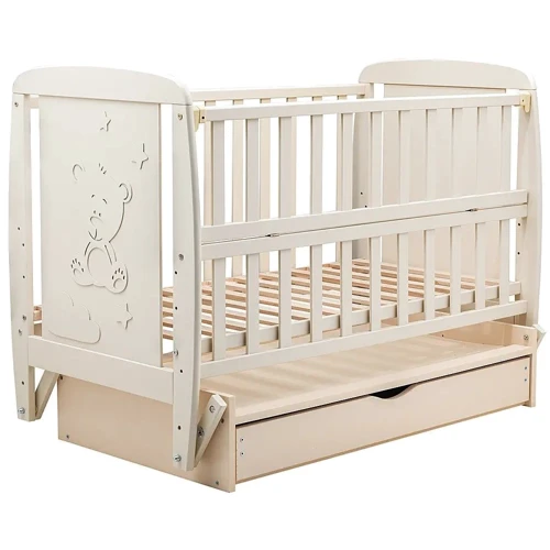 Детская кроватка Babyroom Умка DUMYO-3 слоновая кость (626141)