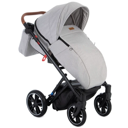 Универсальная коляска 2 в 1 Broco Up 9023-UP light grey светло-серая: Ширина шасси 61 см