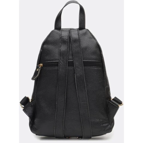 Женский рюкзак Borsa Leather черный (K1162-black): Тип Рюкзаки