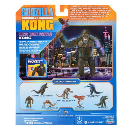 Фігурка Godzilla vs. Kong - Конг з бойовими ранами та сокирою 15 cm (35354) фото 5