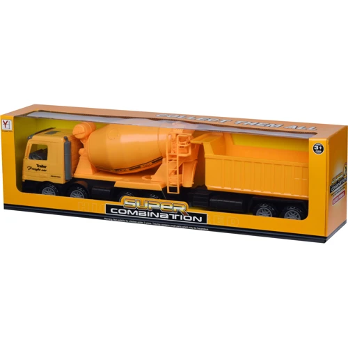 Набор машинок Same Toy Super Combination инерционная бетономешалка с прицепом (98-86Ut-2)