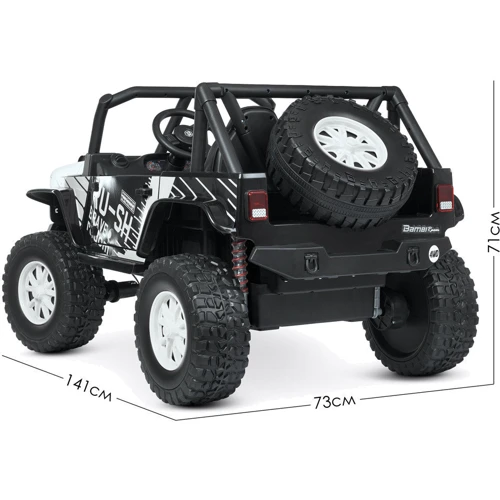 Дитячий електромобіль Джип Bambi Racer, білий (M 4878EBLR-1(24V)): Максимальне навантаження, кг 30
