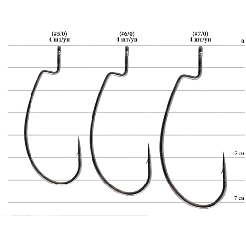 Крючок Decoy Worm 18 7/0, 3шт (1562.00.56): Тип Офсетный