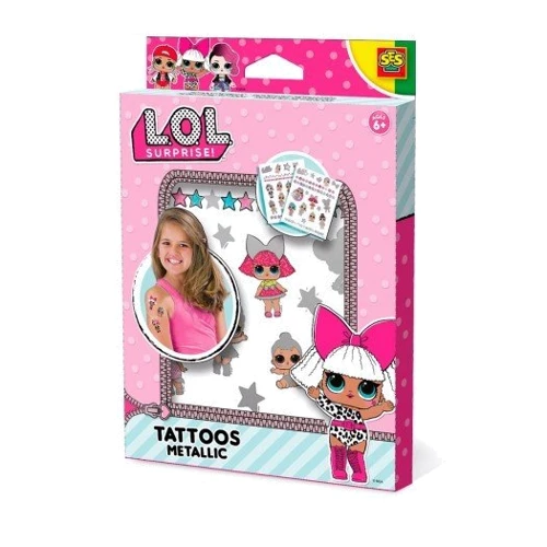 Набор тату-наклеек SES Creative серии L.O.L SURPRISE! - Металлик