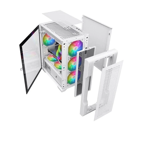 Корпус 1stPlayer T3-4F1-W-WH фото 8