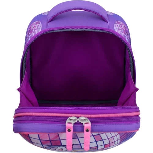 Рюкзак Bagland Turtle 503 фіолетовий (0013466): Корпус рюкзака каркасний