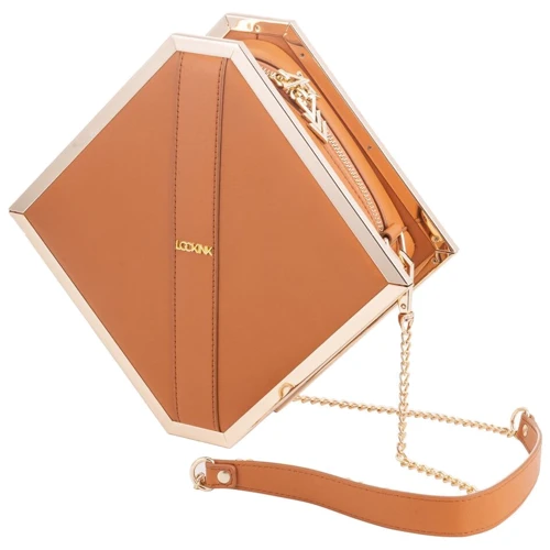 Сумка LOCKINK Mysterious Square Kink Bag - Brown: undefined undefined