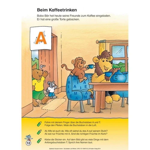 Spielerisch Deutsch lernen Lernstufe 1: Buchstaben und Wörter: Производитель Hueber