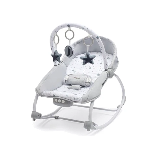 Лежак Baby Mix Зірочки зелені grey (53428)