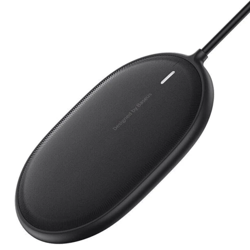 Зарядний пристрій Baseus Wireless Charger MagSafe Light Magnetic 15W Black (WXQJ-01) для iPhone 16 I 15 I 14 I 13 I 12 series: Кабель в комплекті встроенный