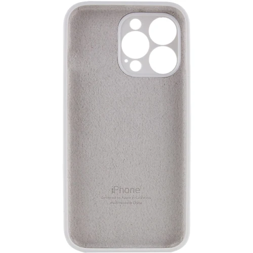 Чехол для iPhone Mobile Case Silicone Case Full Camera Protective White for iPhone 15 Pro Max: Тип чехла накладка на заднюю часть