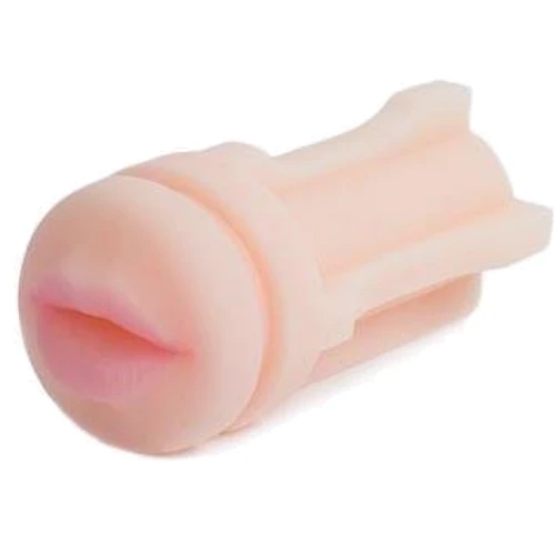 Мастурбатор губки CyberSkin Vulcan Deep Throat w/Vibration, Cream