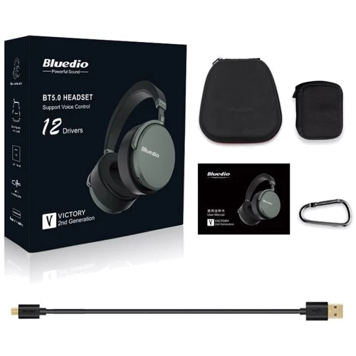 Наушники Bluedio V2 Black: Диапазон частот (Гц) 10 - 22000