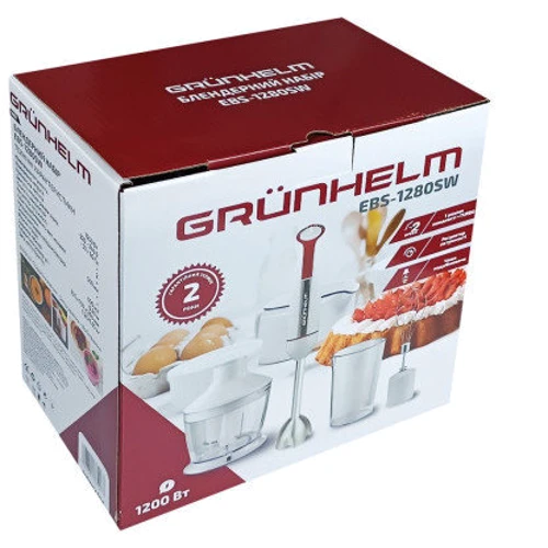 Блендер Grunhelm EBS-1280SW: Количество скоростей 2