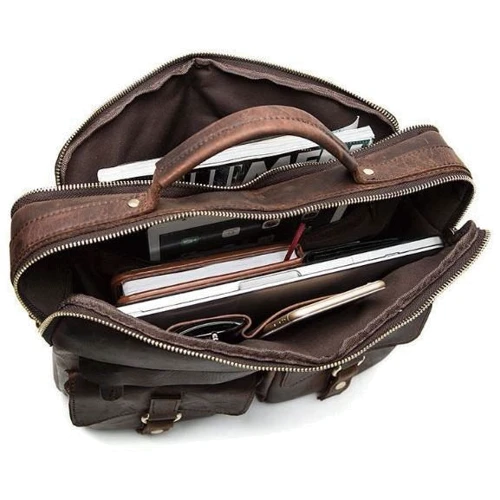Мужская сумка мессенджер Buffalo Bags коричневая (SHIM8001-brown): Пол Мужской