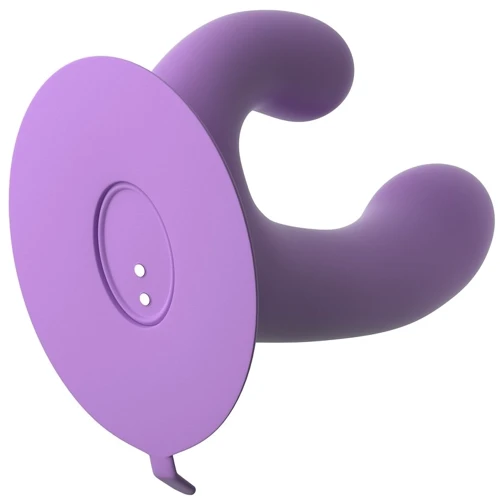 Pipedream Duo Pleasure Wallbang-Her - двойной вибратор с присоской, 12,7х3,8 см