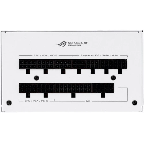 Блок живлення ASUS ROG-STRIX-850G-WHITE: Вентилятор нижньої стінки 135 мм