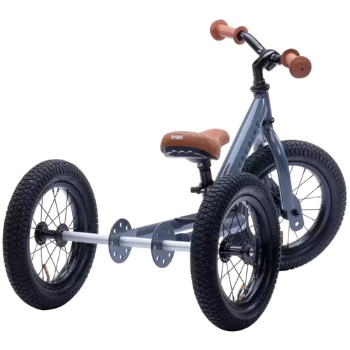 Комплект трехколесный беговел Trybike серый (TBS-2-GRY+TBS-99-TK): Возраст от 2 лет