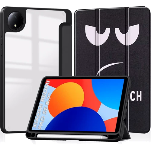 Аксесуар для планшетних ПК BeCover Soft Edge TPU з Pencil Mount Не Touch Marble для Xiaomi Redmi Pad SE 8.7 (712573): Колір малюнок