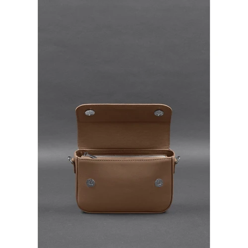 Женская сумка кросс боди BlankNote Mary карамель (BN-BAG-52-caramel): Застежка Магнитная