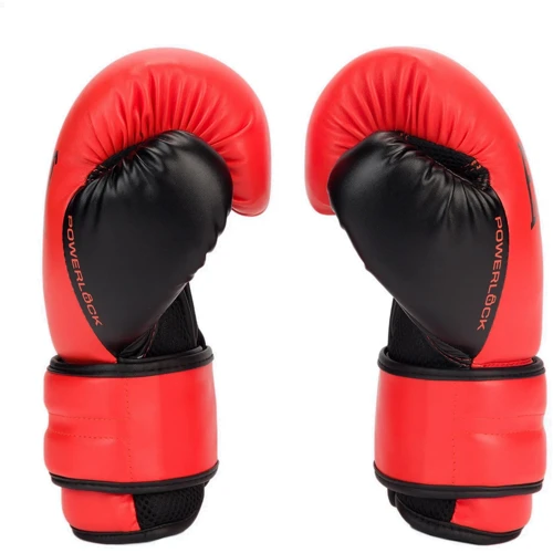 Боксерські рукавички Everlast POWERLOCK TRAINING GLOVES червоний Уні 10 унцій (870340-70-4) фото 3