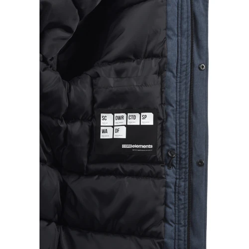 Парка Jack & Jones 81863231 52 синяя зимняя с капюшоном: Тип застежки На молнии