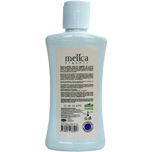Melica Organic Funny Walf Shampoo 300 ml Детский шампунь От волчонка: Пол Для детей