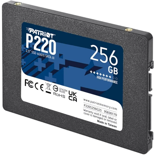 PATRIOT P220 256 GB (P220S256G25): Тип накопичувача внутренний