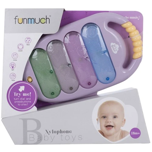 Музыкальная игрушка Funmuch Ксилофон со световыми эффектами (FM777-16): Возраст от 1.5 года