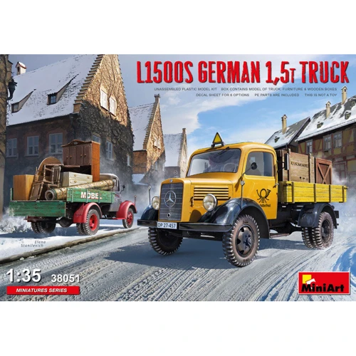 Немецкий грузовик MINIART 1,5 т L1500S