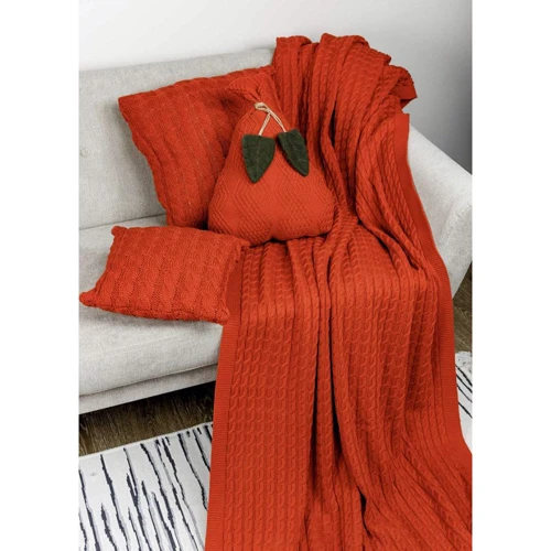 Плед Прованс Happy Fall Kosa 130х170 см помаранчевий (29759)