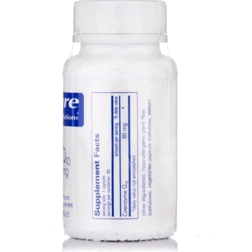 Pure Encapsulations CoQ10, 60 mg, 120 Capsules (PE-00076): Вид Ферментные