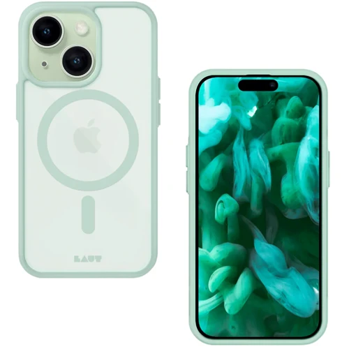 Чехол для iPhone LAUT HUEX PROTECT MagSafe Mint (L_IP23A_HPT_MT) for iPhone 15